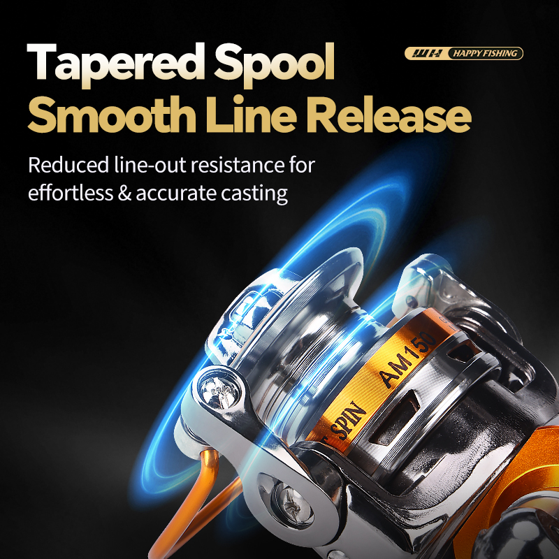 WEIHE 150# Mini Metal Spinning - Ice Fishing Reel recension och pris