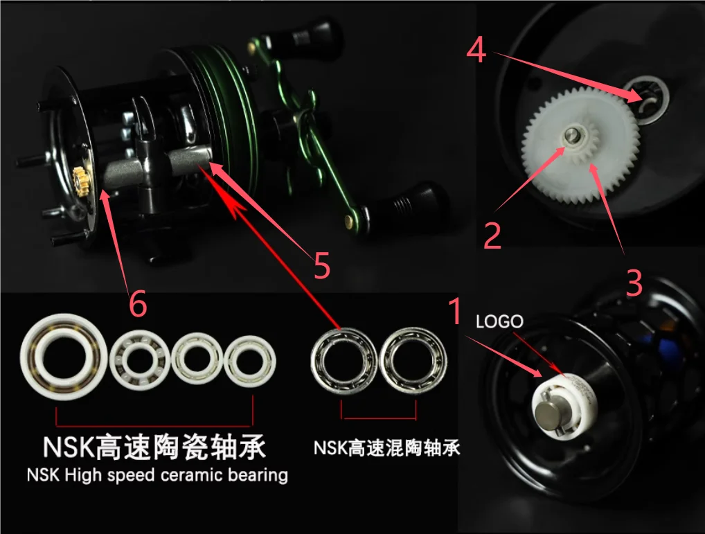 aioushi- Special NSK ceramic b - Fly Reel recension och pris