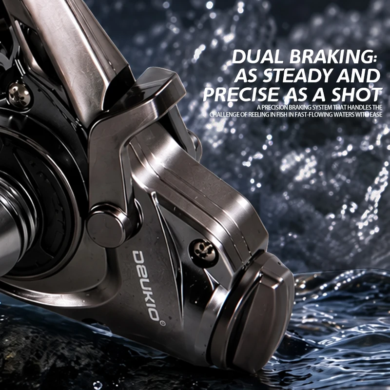 DEUKIO Compact Spinning Reel D - Ice Fishing Reel recension och pris